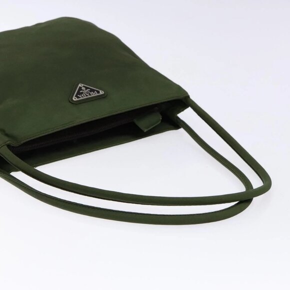 PRADA Tote Bag Nylon Green Auth 139194 - Picture 8 of 16